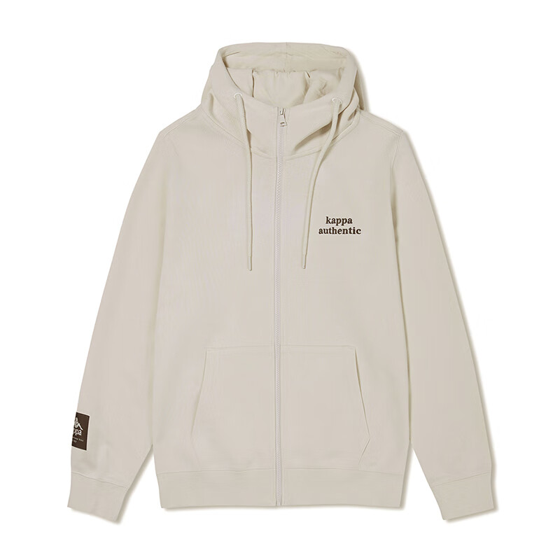 卡帕（Kappa）开身帽衫2024新款男针织运动卫衣休闲长袖外套K0E12MK70