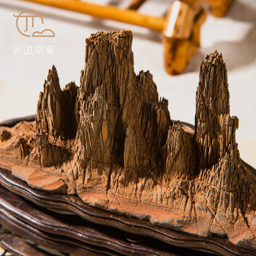 灵璧石滴水牙石楼兰山子（配苏工双层底座） 商品图8