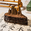 灵璧石滴水牙石楼兰山子（配苏工双层底座） 商品缩略图4