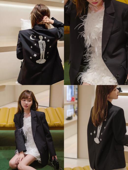 清仓捡漏 LIN CHAO  ZHANG 星空亮片刺绣西装外套 商品图0