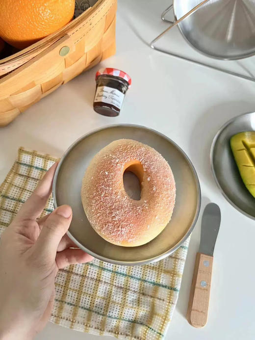 【MAYNOS不锈钢骨碟】❗️6个不锈钢碟子➕1个底座❗️29.9💰 备菜盘/蘸料碟/水果盘/零食盘/一碟多用 ✅大尺寸17X17cm，容量大  商品图3