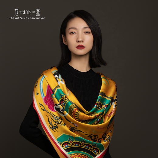 飞天莲花云纹藻井 商品图1