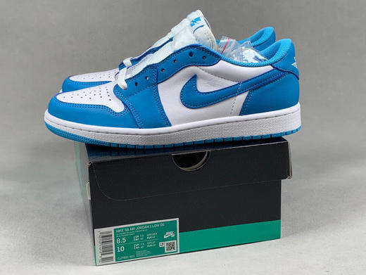 秋冬特惠💰430 莞产版本 # Nike SB x Air Jordan AJ1 Retro Low OG 低帮 联名北卡蓝 商品图7