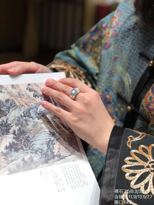 3020512，玻璃蛋面戒指。具体价格微信咨询 商品图4