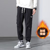 【圈】【新款DH】大依优型大码加绒束脚工装休闲裤加肥加大男装舒适胖子肥佬百搭工装裤运动裤320斤 商品缩略图0
