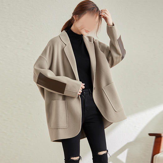 裁缝学苑AS152双面羊毛大衣纸样女装中长款新款阔版毛呢外套版型 商品图4