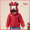 迪士尼秋冬女童连帽防风保暖轻羽绒服喜庆前开外套234S1845
 商品缩略图3