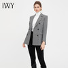 IWY/ 时尚休闲灰色西装外套女秋冬加厚羊毛西服韩版修身上衣气质C13401 商品缩略图0