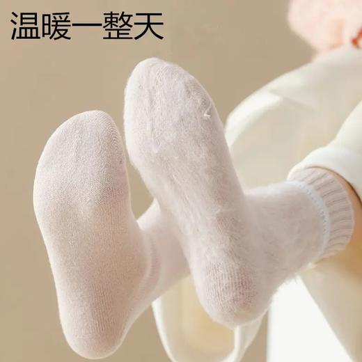 「六双装！加厚拉绒」女士加厚拉绒袜 毛圈暖绒厚袜子地板袜配饰 商品图4