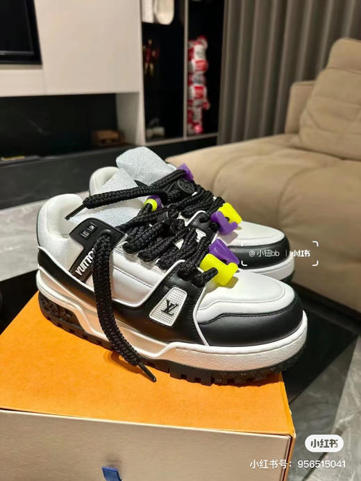 Louis Vuitton 走秀款胖trainer 黑白色（原厂版本） 商品图2