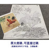 【大彩图】邹传安工笔画白描底稿小品《两心合影共依依》公鸡临摹勾线花鸟线稿HN28 商品缩略图1