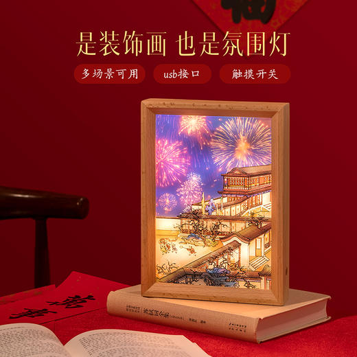 【故宫礼品】灯彩紫禁城新年灯光画 商品图2