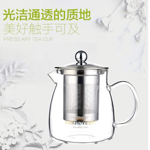 金灶 A-02茶道杯飘逸杯泡茶壶耐热玻璃壶大容量花茶壶办公室过滤茶壶 商品图2