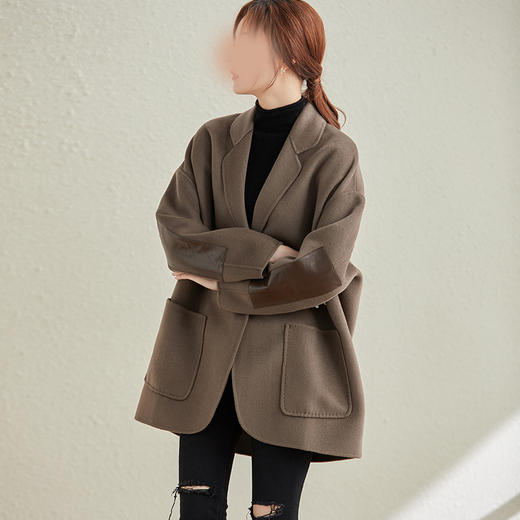 裁缝学苑AS152双面羊毛大衣纸样女装中长款新款阔版毛呢外套版型 商品图1