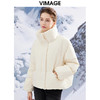 VIMAGE纬漫纪VIMAGE纬漫纪加厚保暖立领简约茧型显瘦 中长款百搭羽绒服冬新款VD2311203 商品缩略图5