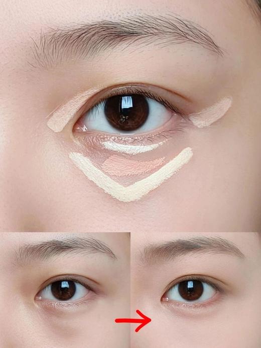 毛戈平双色遮瑕膏/高光膏 遮暇提亮眼部遮盖泪沟黑眼圈脸部斑点痘印  送遮瑕刷 商品图6