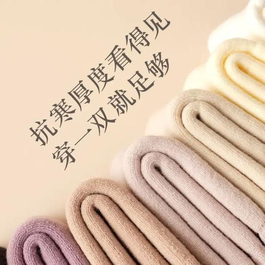 「六双装！加厚拉绒」女士加厚拉绒袜 毛圈暖绒厚袜子地板袜配饰 商品图10