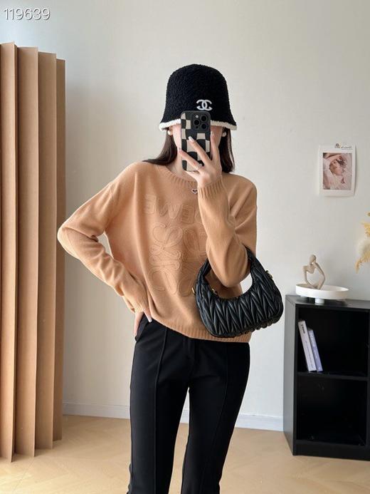 女圆领羊绒毛衣9639 商品图2