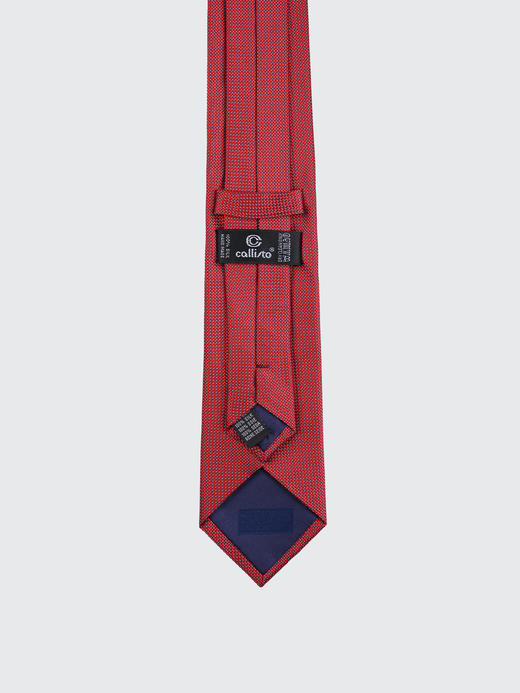 callisto红色全桑蚕丝领带 SOCTE002RD 商品图3