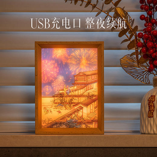 【故宫礼品】灯彩紫禁城新年灯光画 商品图6