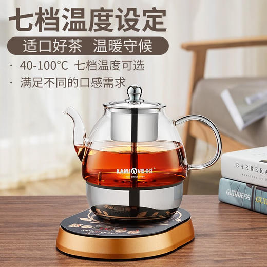 金灶A-99蒸汽喷淋煮茶器全自动玻璃茶壶电热水壶小型家用煮茶壶 商品图5
