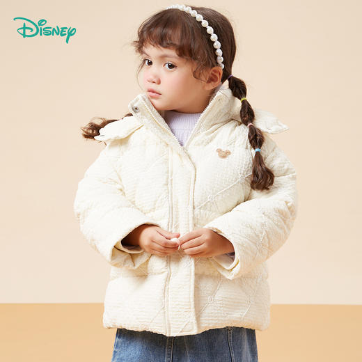 迪士尼女童羽绒服秋冬新品儿童轻薄连帽羽绒服外套234S1832
 商品图7