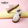 Safiya/索菲娅2024春新款潮流拼色百搭休闲复古绒面软底德训鞋 SF41112039 商品缩略图0