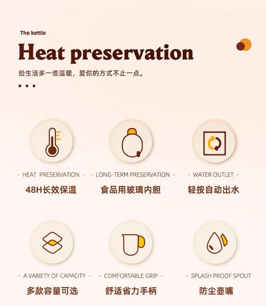 嘉特悦享简约全塑保温壶1.6L-两只装 商品图4