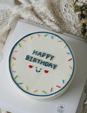 【优品系列】---【简约手绘表情HBD】