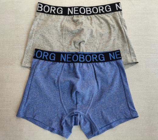 IY-76A男式时尚橡筋AB纱棉平角裤（二枚组） 商品图2