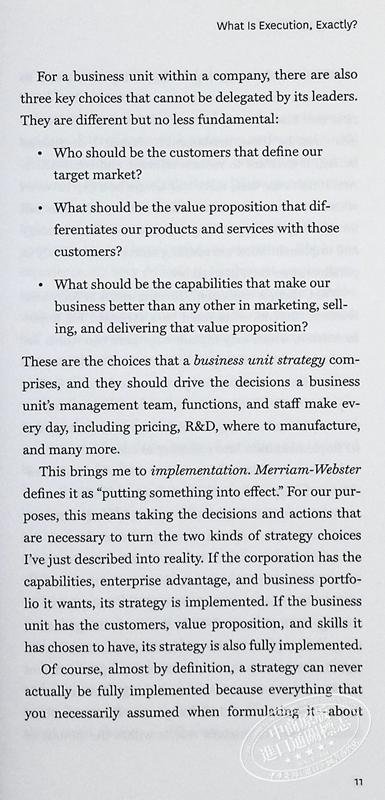 【中商原版】哈佛商业评论指南系列 战略执行指南 HBR Guide to Executing Your Strategy 英文原版 Harvard Business Review 商品图7