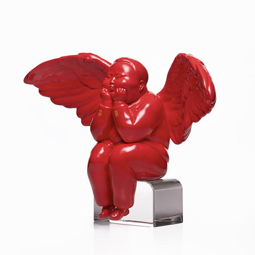稀奇艺术桌面摆件《双喜天使-龙》限量收藏雕塑 商品图3