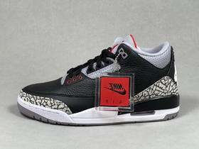 秋冬特惠💰650 莞产纯原版本 # Air Jordan AJ3 Retro 黑水泥