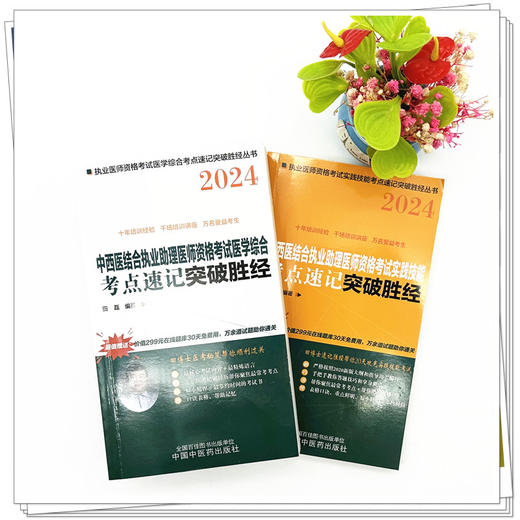 套装2本 2024年中西医结合执业助理医师考试考点速记+实践技能突破胜经 田磊 田博士医考中西医助理医师考试书 中国中医药出版社 商品图1