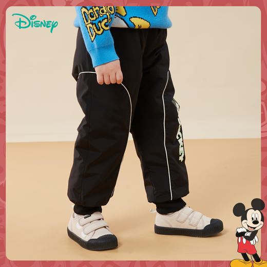 迪士尼秋冬男童裤子儿童长裤中大童裤子休闲裤单条夹棉加厚长裤234K1374
 商品图2