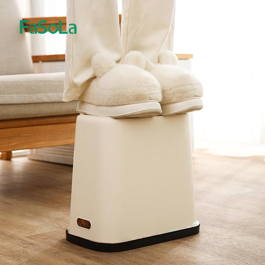 FaSoLa分类垃圾桶家用厨房卫生间客厅纸篓加厚无盖方形筒日系 商品图8