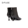 DFuse迪芙斯冬季新款羊皮尖头细高跟短靴时装靴DF34116109 商品缩略图6