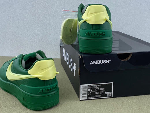 秋冬特惠💰630 纯原版本 头层牛皮制 # AMBUSH xNike Air Force1 Low 防滑减震耐磨板鞋 男女同款 商品图3