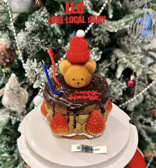 好好保暖我的小熊（蜡烛随机放哦） · 奶油蛋糕 商品图1