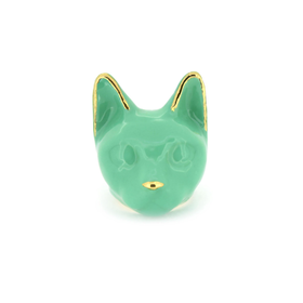 在途3周到｜GOOD AFTER NINE-Emerald Cat-翡翠绿 猫咪 戒指［泰国设计师］