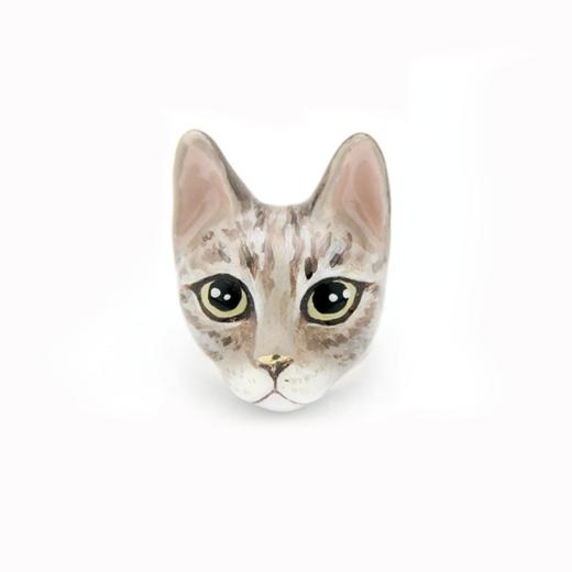 在途3周到｜GOOD AFTER NINE-Mok Cat-豹猫 戒指［泰国设计师］ 商品图1