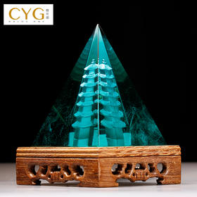 慈元阁2024年方位吉祥礼物摆件斗转乾坤金字塔摆设家居办公室饰品