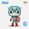 Funko POP Marvel D100 RR Captain America美漫 漫威英雄POP公仔美国队长限定款手办 74479 商品缩略图0