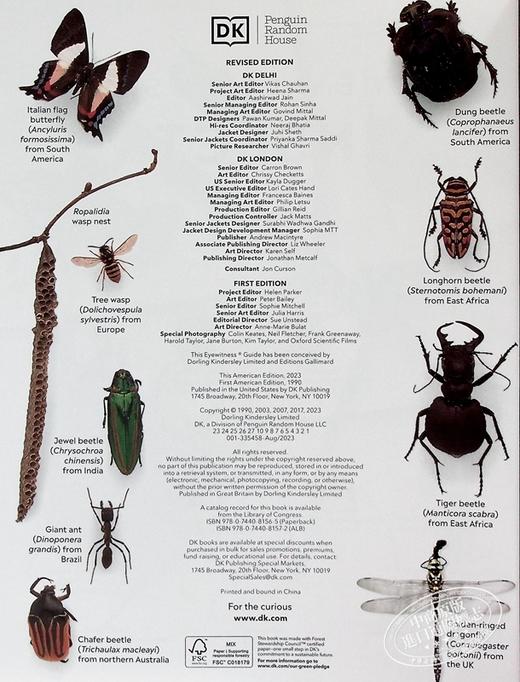 预售 【中商原版】DK 英文原版 Eyewitness 系列昆虫百科 Insect Eyewitness 昆虫指南 插图介绍 商品图3
