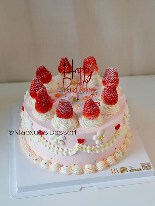 复古草莓蛋糕 商品图3