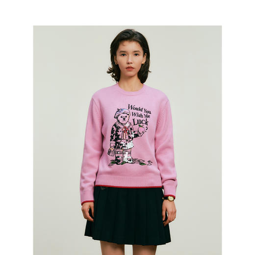 TeenieWeenie小熊毛衣女春季装TTKW245101I 商品图0