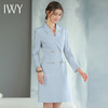 IWY/高级时尚蓝色职业西服裙女播音艺考主持上镜装气质连衣裙医美Q1019 商品缩略图4