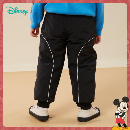 迪士尼秋冬男童裤子儿童长裤中大童裤子休闲裤单条夹棉加厚长裤234K1374
 商品图4