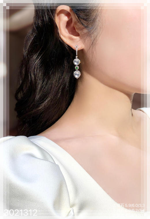 3021312，蛋面耳坠。具体价格微信咨询 商品图4