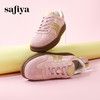 Safiya/索菲娅2024春新款潮流拼色百搭休闲复古绒面软底德训鞋 SF41112039 商品缩略图1